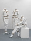 <p>Model Rodchenko</p><p> </p><p>2012</p><p>3 primed canvases, 3 mannequins, plinth</p><p>each ca. 160 cm</p>