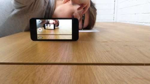 <div><p>hyperpresence <online anxiety></p><p> </p>2014<br />single channel HD video loop, silent, iPod Touch, pen, cosmetic on paper, framed <br />video 3:35, drawing 21 x 29,7 cm</div>