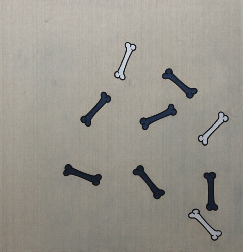 <p>Dominik Steiner</p><p><br />Knochen-bild, 2011<br />mixed media on canvas<br />165 x 160 cm</p>
