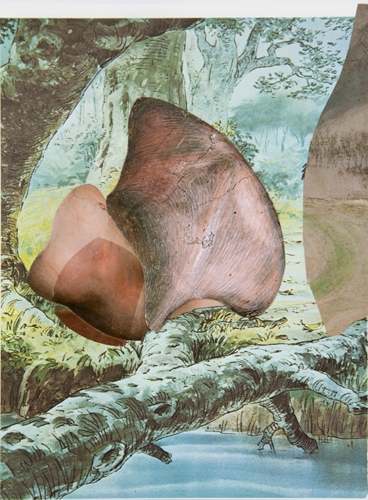 <p>Mädchen trifft Lunge</p><p> </p><p>2013<br />mixed media on paper<br />26,9 x 20 cm</p>