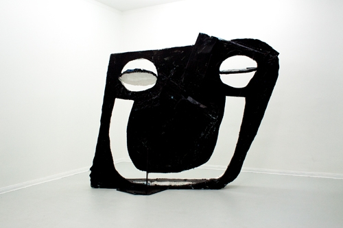 <p>Felix Oehmann</p><p><br />You and a wave, 2013<br />cardboard, epoxy resin, paint, plaster, styrofoam, textile<br />250 x 300 x 55 cm</p>