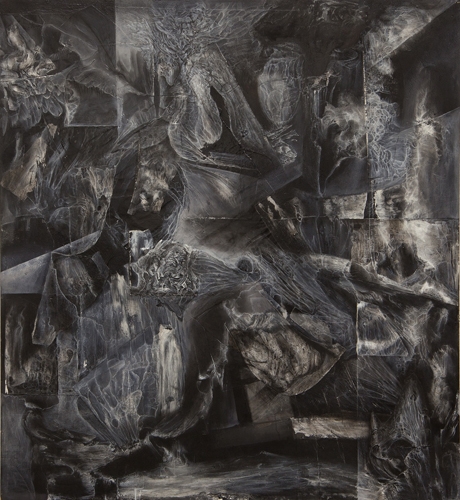 <p>Francesco Petruccelli<br /><br />Oggetto di dettagli<br />2016<br />mixed media on wood<br />125 x 115 cm </p>