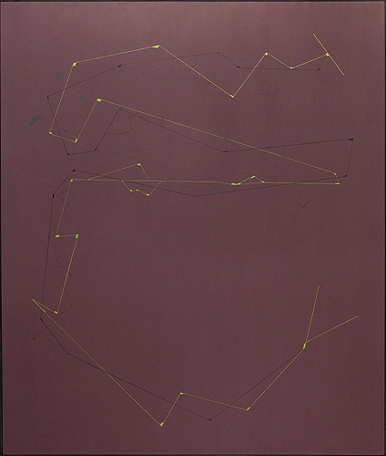 <p>Nr. 1A</p><p> </p><p>2012</p><p>acrylic on nettle, enameled wooden box, frame lath</p><p>214 x 181,5 x 8,5 cm</p>