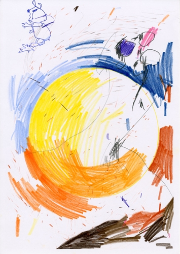 <p>Frauke Boggasch and Carsten Fock</p><p><br />o. T., 2014<br />graphite, ball pen, pencil on Hahnemühle<br />42 x 29,7 cm</p>