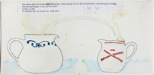 <p>Helena Huneke</p><p> </p><p>Untitled, 1998<br />12 photographs and 7 works watercolor on paper<br />dimensions variable</p><p>(Detail)</p>