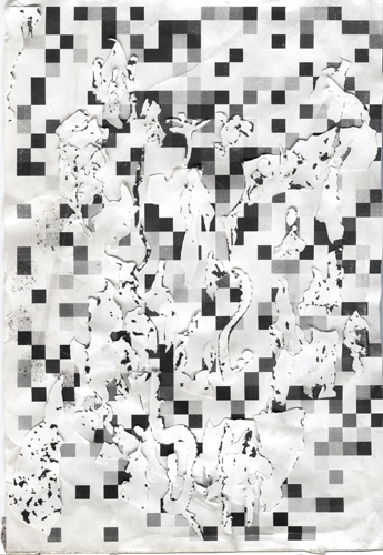 <p>Rauschen und Schlieren</p><p> </p><p>2013<br />paper cut, digital print, ink on paper<br />framed 39,7 x 31 cm</p>