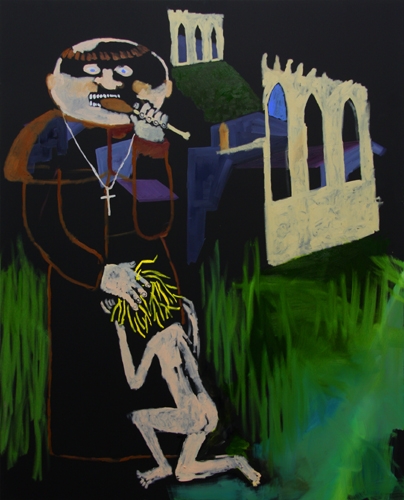 <p>Die Zukunft Europas</p><p> </p><p>2011<br />Acrylic and oil on linen<br />155 x 125 cm</p>