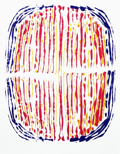 <p>o. T., (2v7, 15.2., Kamari)</p><p> </p><p>2014<br />oil on paper<br />65 x 50,3 cm</p>