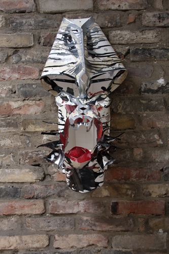 <p>Sibylla Dumke</p><p><br />23.03, 2012<br />selection of 16 works on paper, one painting on<br />wood, one painted sculpture made of paper (Detail)<br />dimensions variable</p>