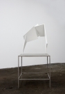 <p>Katja Strunz</p><p><br />Einfalt und Ort, 2011<br />Steel, stainless steel, paint<br />144,5 x 101 x 70 cm</p>