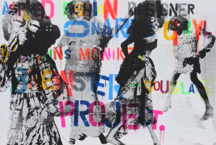 <p>Aspired Fashion Designer</p><p> </p><p>2009</p><p>Silkscreen and acrylic on linen</p><p>115 x 170 x 4 cm</p>