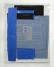 <p>Mapping the Museum</p><p> </p><p>2010<br />Various fabrics, acrylic, bleach, acrylic glass box<br />126 x 101 x 11 cm</p>